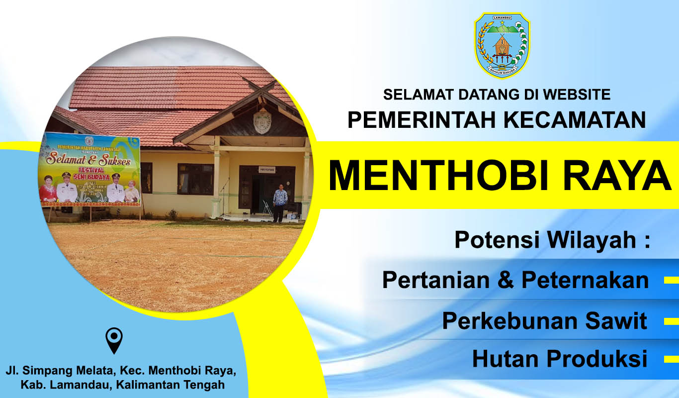 banner – pemerintah kecamatan menthobi raya